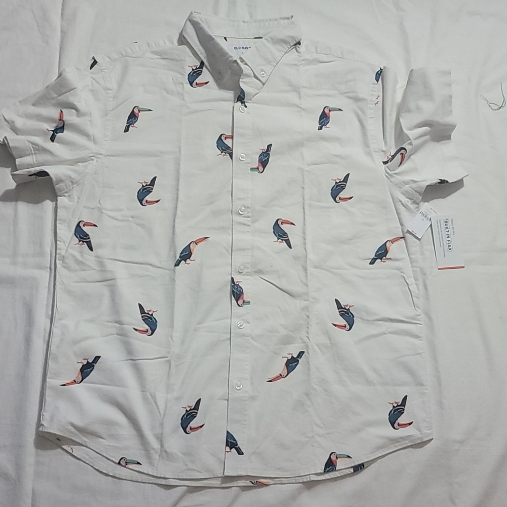 Men's Short-sleeved Shirt XL